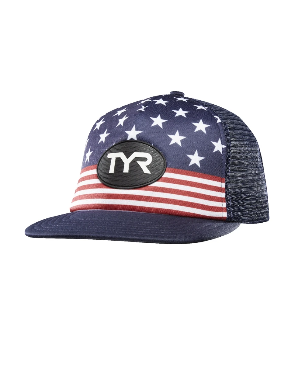 TYR Flat Brim USA Hat 1 TYR Flat Brim USA Hat