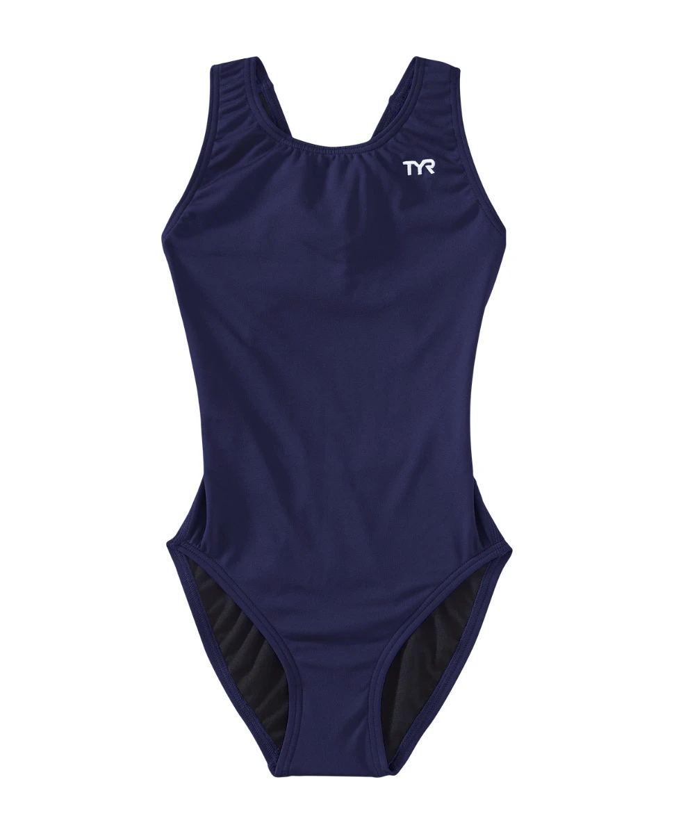 TYR Durafast One® Girls' Maxfit Swimsuit - Solid 1 TYR Durafast One® Girls' Maxfit Swimsuit - Solid