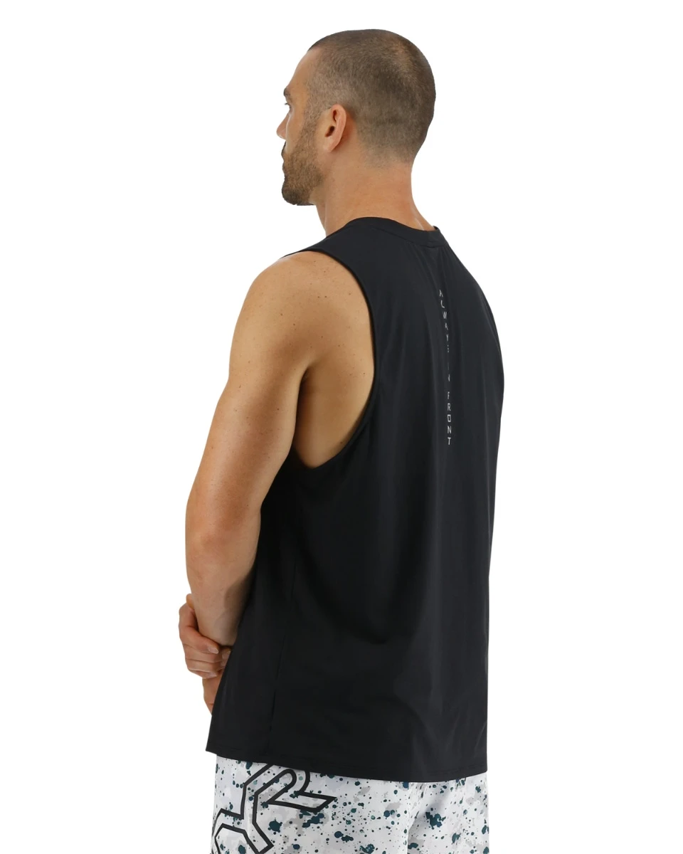 TYR ClimaDry™ Men's Big Logo Tech Tank - Solid / Heather 4 TYR ClimaDry™ Men's Big Logo Tech Tank - Solid / Heather - Image 4