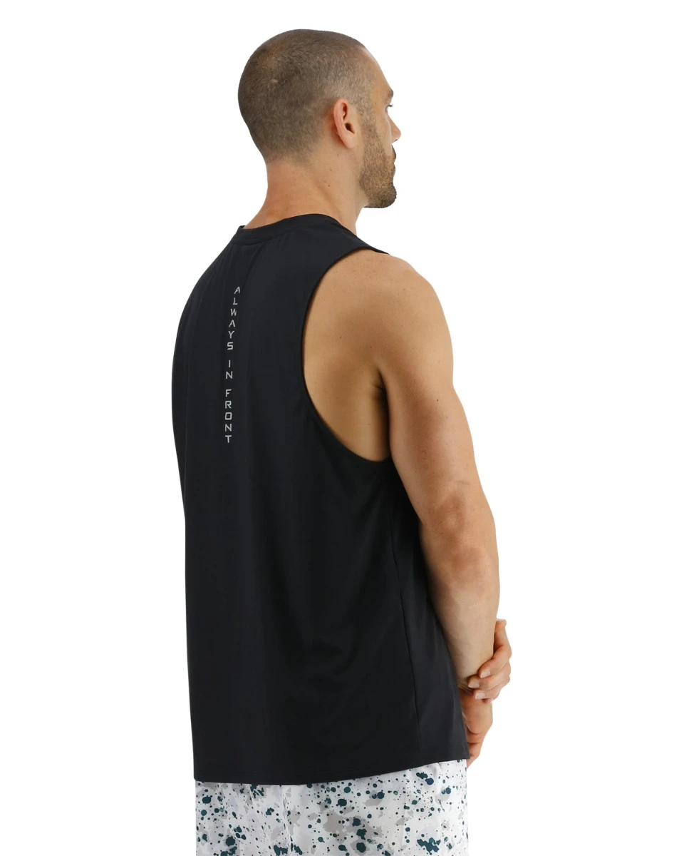 TYR ClimaDry™ Men's Big Logo Tech Tank - Solid / Heather 5 TYR ClimaDry™ Men's Big Logo Tech Tank - Solid / Heather - Image 5
