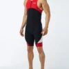 TYR Men's Padded Front-Zip Tri-Suit - Carbon