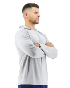 TYR Men's SunDefense Hooded Shirt -Tyr tsmlh7a 050 alt06