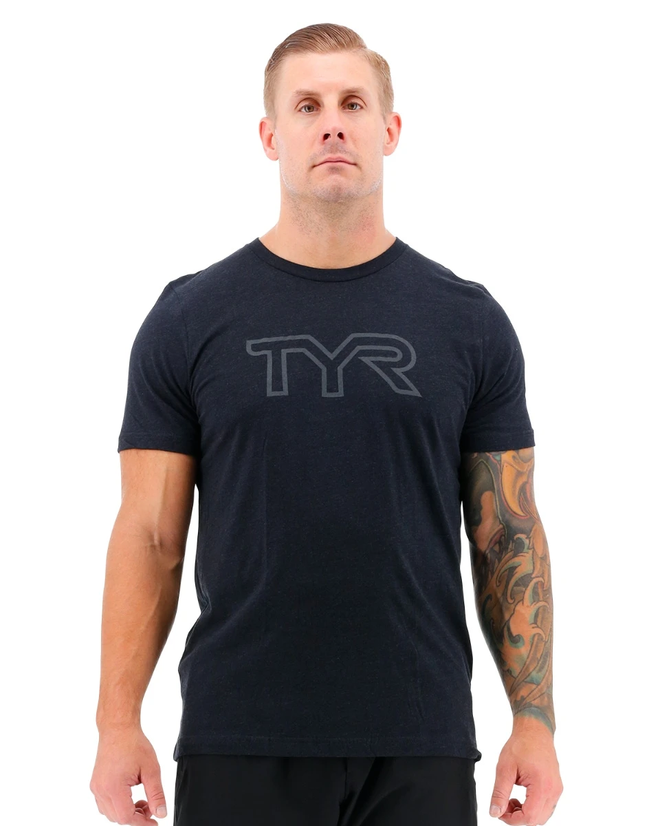 TYR Men's Big Logo Tee 1 TYR Men's Big Logo Tee