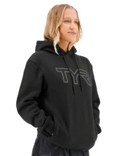 TYR Women's Big Logo Hoodie 11 TYR Women's Big Logo Hoodie -Tyr tyrwhr3a 064 alt06