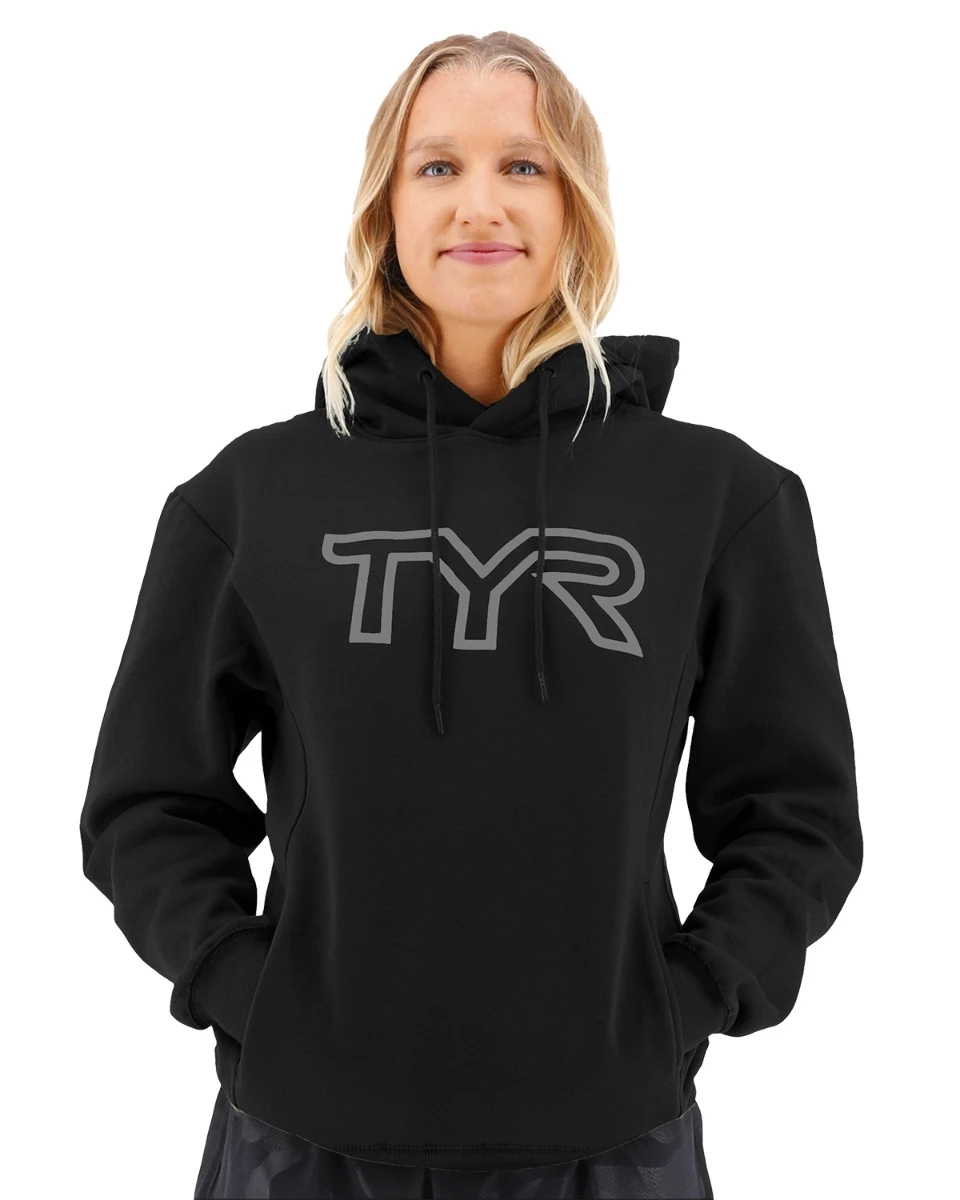 TYR Women's Big Logo Hoodie 1 TYR Women's Big Logo Hoodie