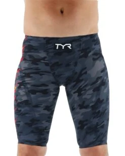 TYR Men’s Venzo™ Jammer Swimsuit - Camo Fire