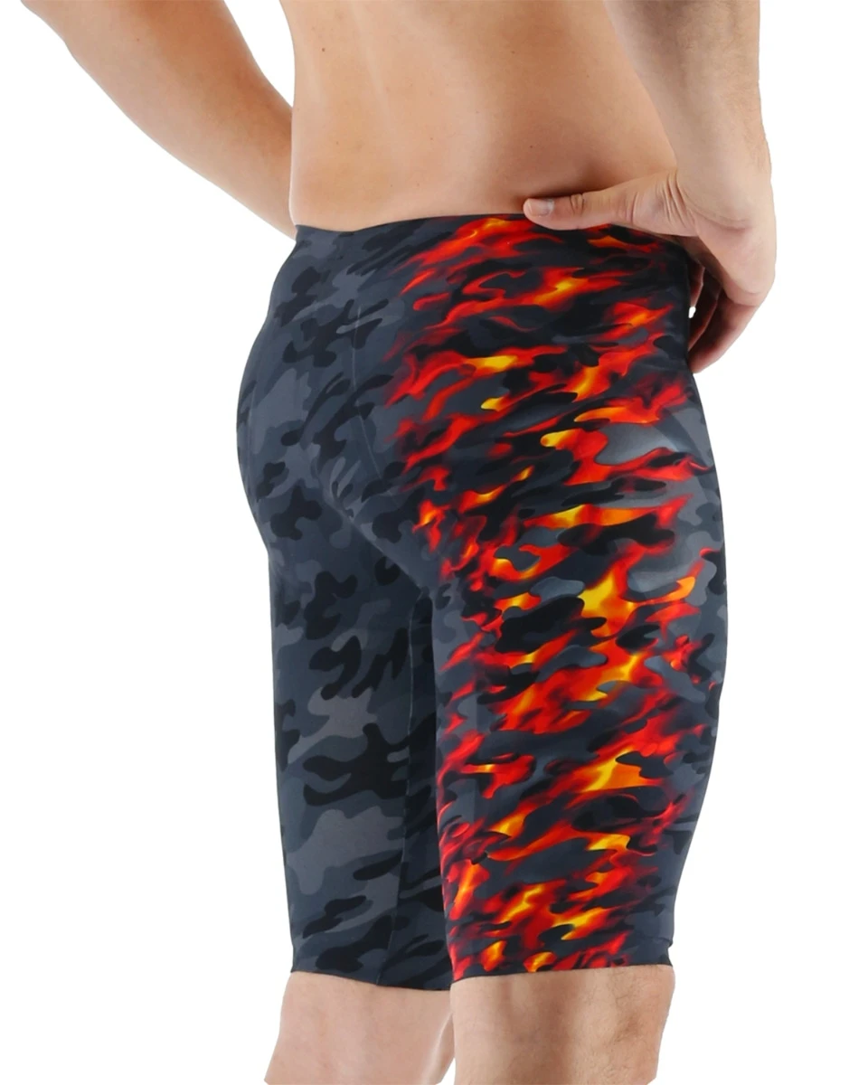 TYR Men’s Venzo™ Jammer Swimsuit - Camo Fire 5 TYR Men’s Venzo™ Jammer Swimsuit - Camo Fire - Image 5