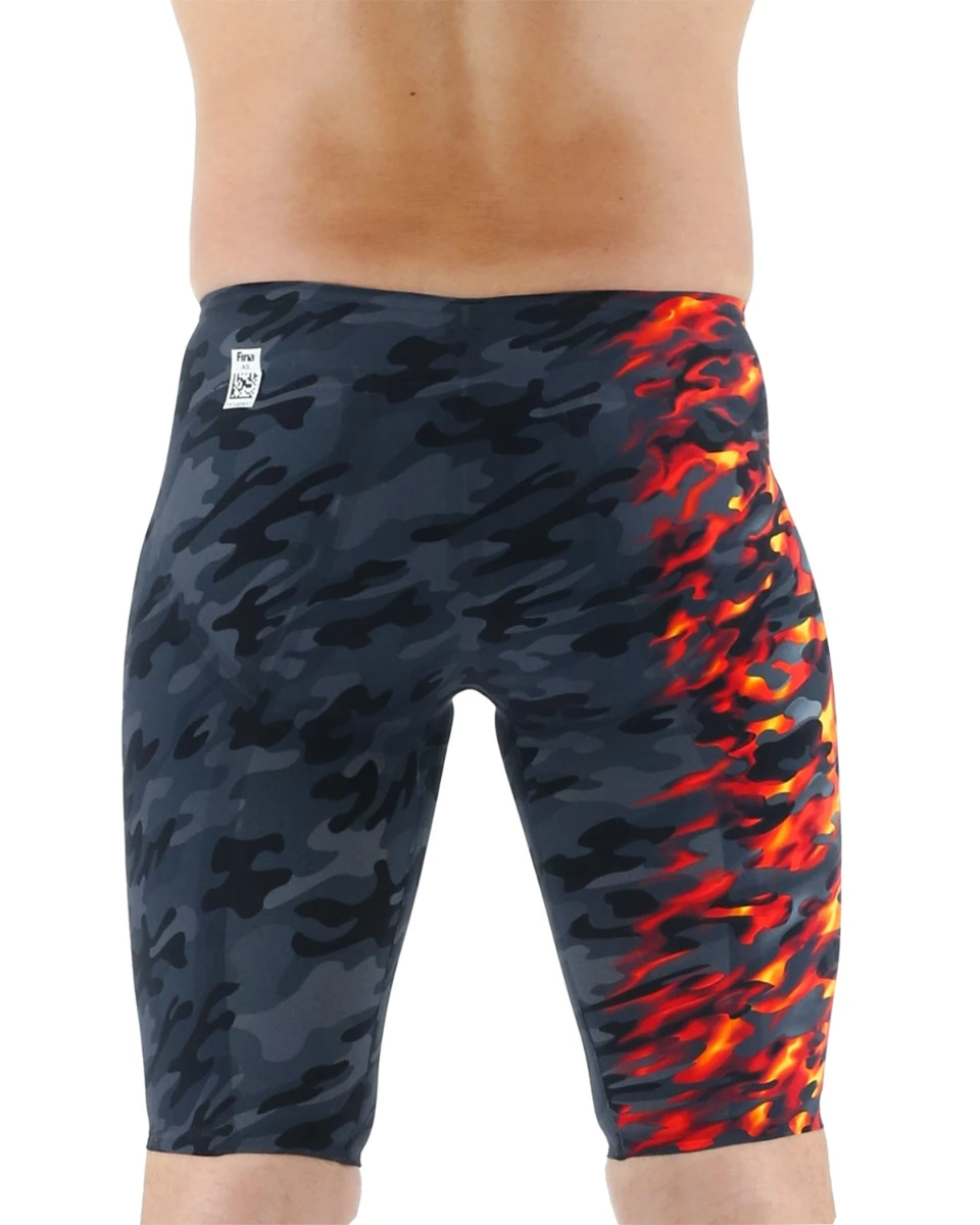 TYR Men’s Venzo™ Jammer Swimsuit - Camo Fire 2 TYR Men’s Venzo™ Jammer Swimsuit - Camo Fire - Image 2