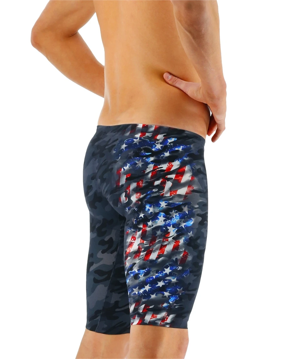 TYR Men's Venzo™ Jammer - USA Blackout Camo 6 TYR Men's Venzo™ Jammer - USA Blackout Camo - Image 6