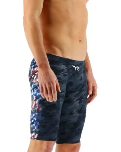TYR Men's Venzo™ Jammer - USA Blackout Camo 10 TYR Men's Venzo™ Jammer - USA Blackout Camo -Tyr vzculw6a 921 alt06